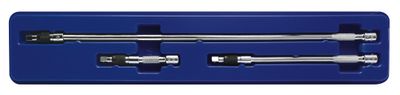 E03LKST - 3 Piece 1/4” Drive Locking Extension Set