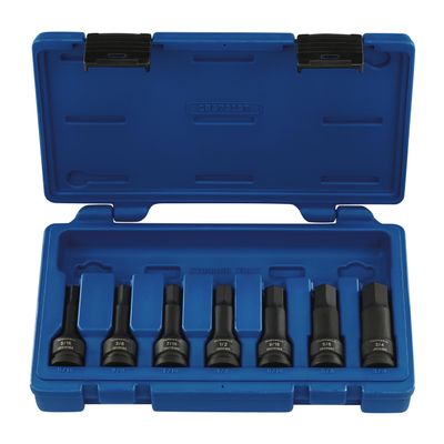 CBS73IST - 7 Piece 1/2" Drive SAE Hex Impact Bit Socket Set