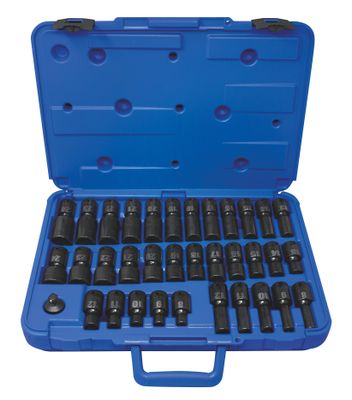 TSIUPM235SS - 35 Piece 3/8” Drive Metric Power Universal Super Set, 6 Point