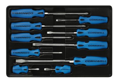 CSD810S - 10 Piece Screwdriver Set, Blue