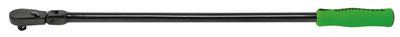 SRF80LHBNGB - 1/2" Drive 27" Flex-Head 80-Tooth Industrial Finish Handled Ratchet, Green