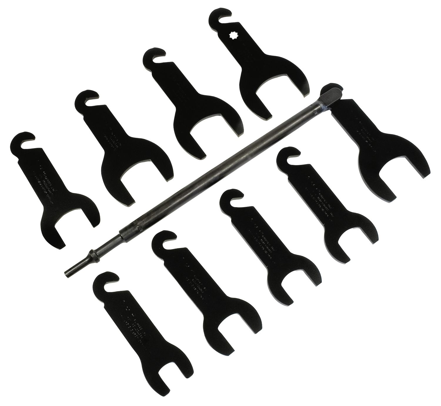 LS43350 - 10 Piece Pneumatic Fan Clutch Wrench Set