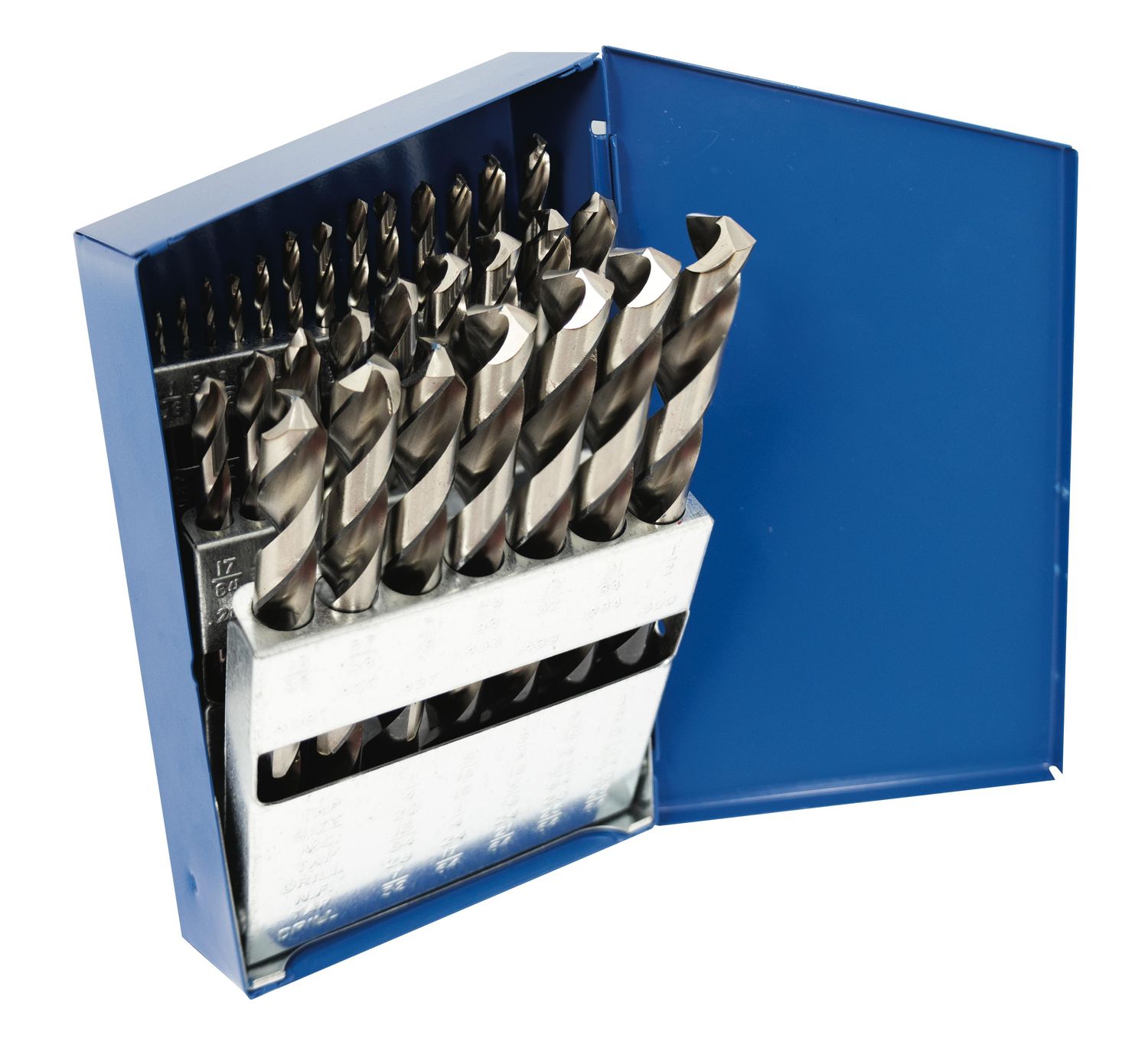 CTD29CNS - 29 Piece Cryo/Nitride 135° Split Point Jobber Length Drill Bit Set