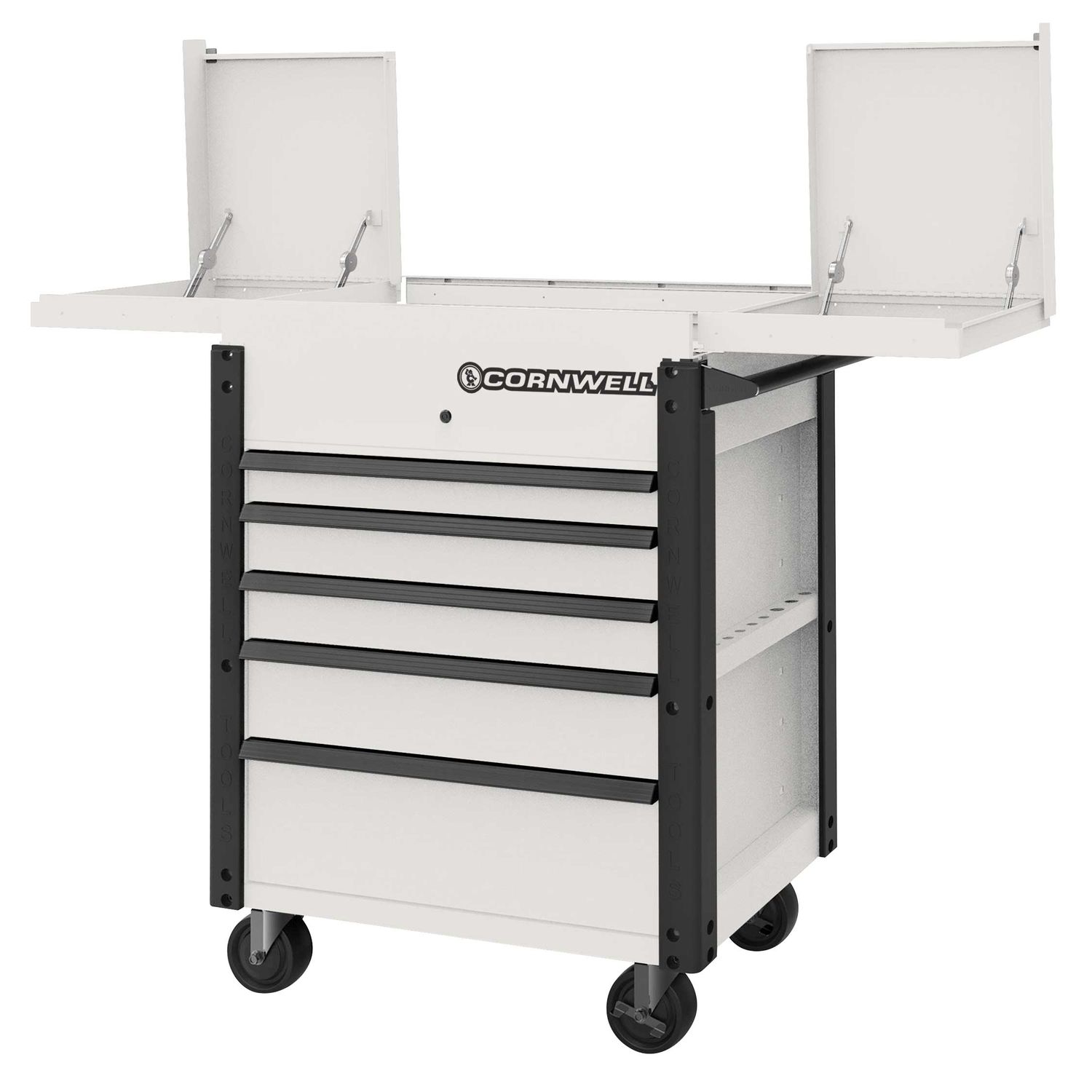 CTBS355KVP - 35" 5-Drawer Sliding Top Cart, White