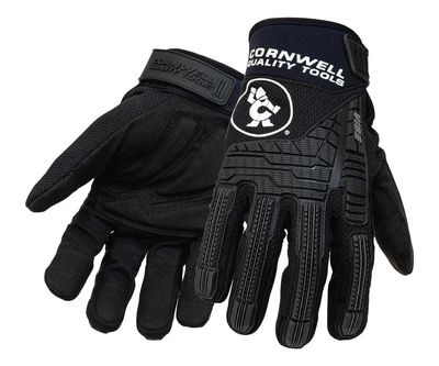 ASCVIBXL - Black VIBE Impact Glove, XL