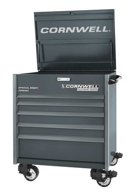 CTSPPF405LF - (BTO) PLATINUM PLUS™ 5-Drawer Flip Top Cart, Graphite/Gunmetal