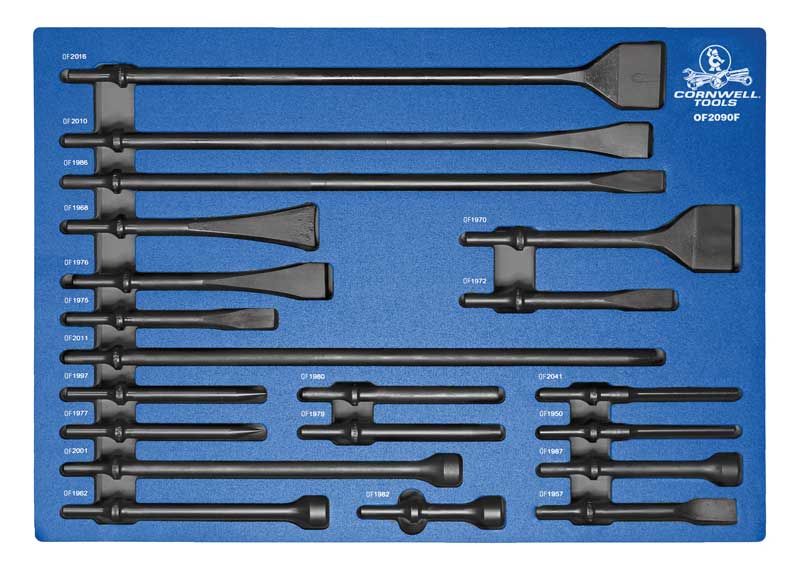OF2090F - 20 Piece Assorted Air Hammer Bit Set