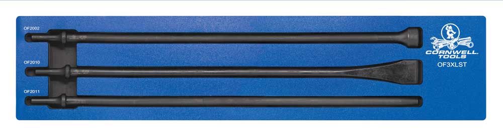 OF3XLST - 3 Piece Assorted Long Reach Air Hammer Bit Set