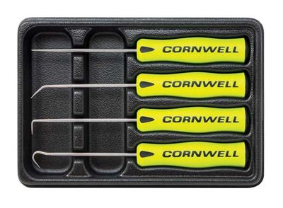 CTG84PPSYB - 4 Piece Precision Hook &amp; Pick Set, Yellow