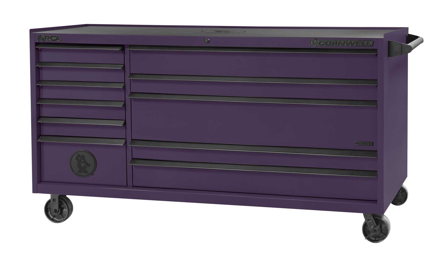 CTSASR7911KPR - ARCA® 79” 11-Drawer Double Bank Roller Cabinet, Purple Rain