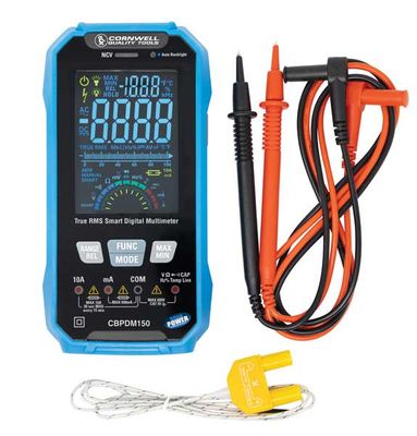 CBPDM150 - True RMS Smart Digital Multimeter, Color LCD