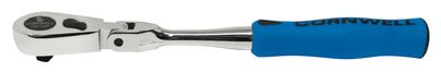 TRF72HB - 1/4" Drive 8" Flex-Head 72-Tooth Handled Ratchet, Blue