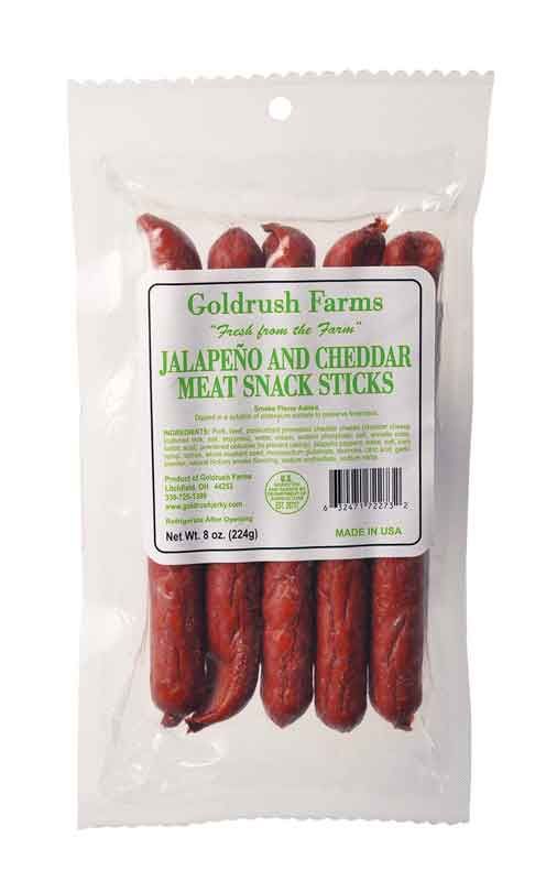 GRJ72273 - 8 oz. Jalapeno &amp; Cheddar Meat Sticks (12-Pack)