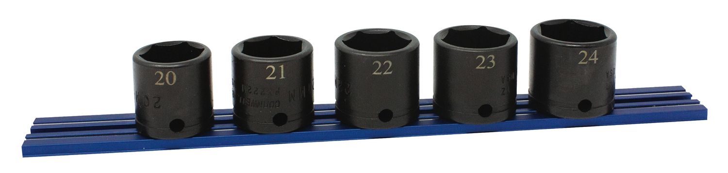 STI225MSP - 5 Piece 3/8" Drive Metric Power Socket Set, 6 Point