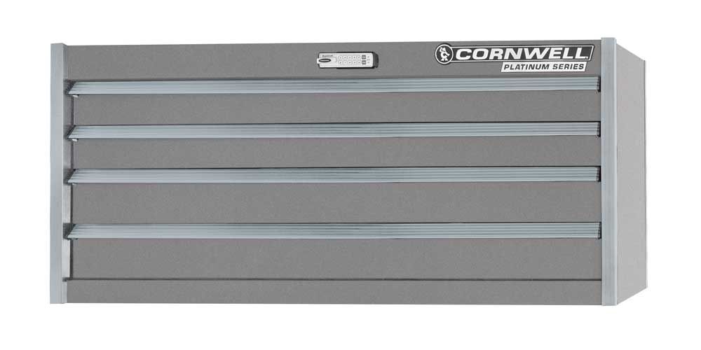 CTSPPE564CCD - (BTO) PLATINUM PLUS™ 56" 4-Drawer Chest, Carbide/Chrome Trim