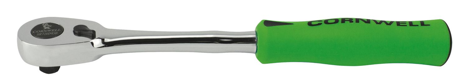 SR72HNGB - 1/2" Drive 11-1/4" 72-Tooth Handled Ratchet, Green