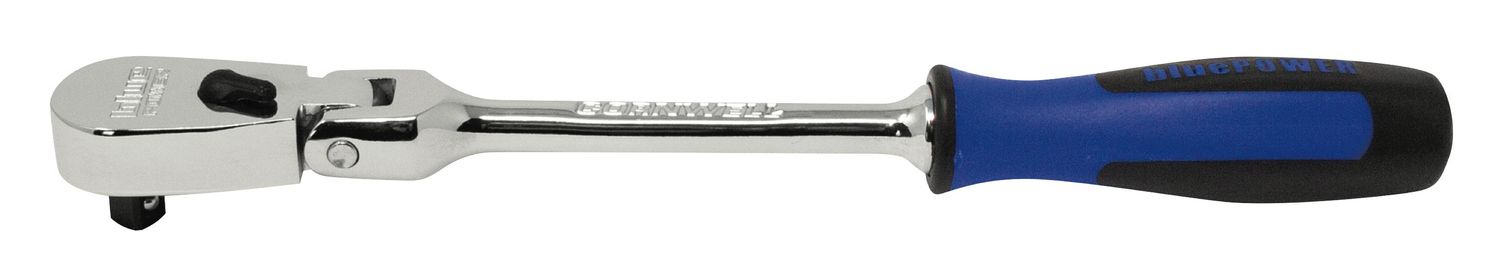 CBRF108H - 1/4" Drive Cornwell® bluePOWER® Flex-Head 120-Tooth Handled Ratchet