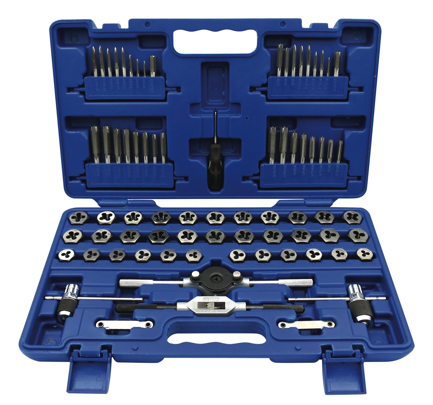 CTG1655B - 75 Piece SAE/Metric Tap and Die Set