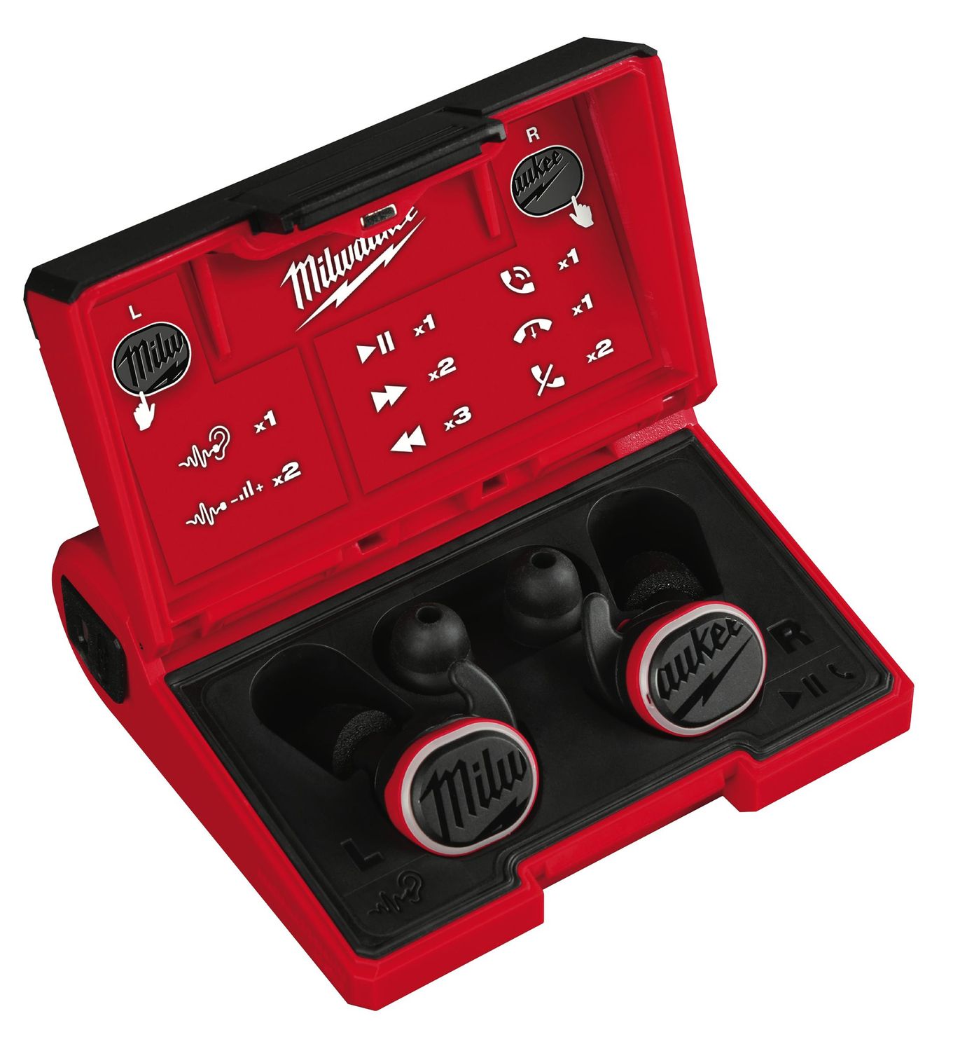 MWE219121 - REDLITHIUM™ USB Bluetooth® Jobsite Ear Buds