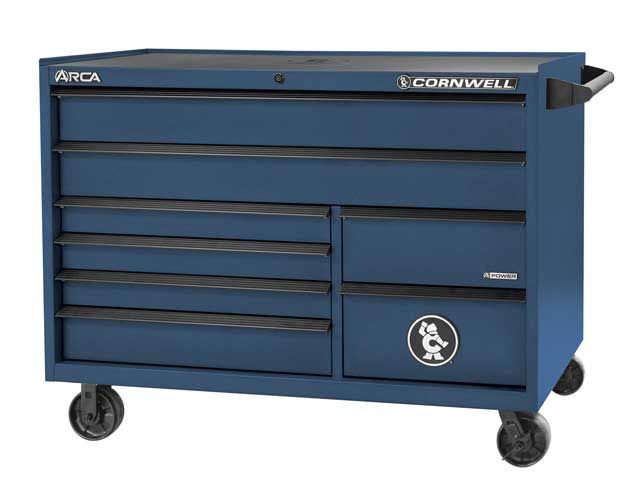 CTSASR578KCT - ARCA® 57” 8-Drawer Double Bank Roller Cabinet, Cobalt