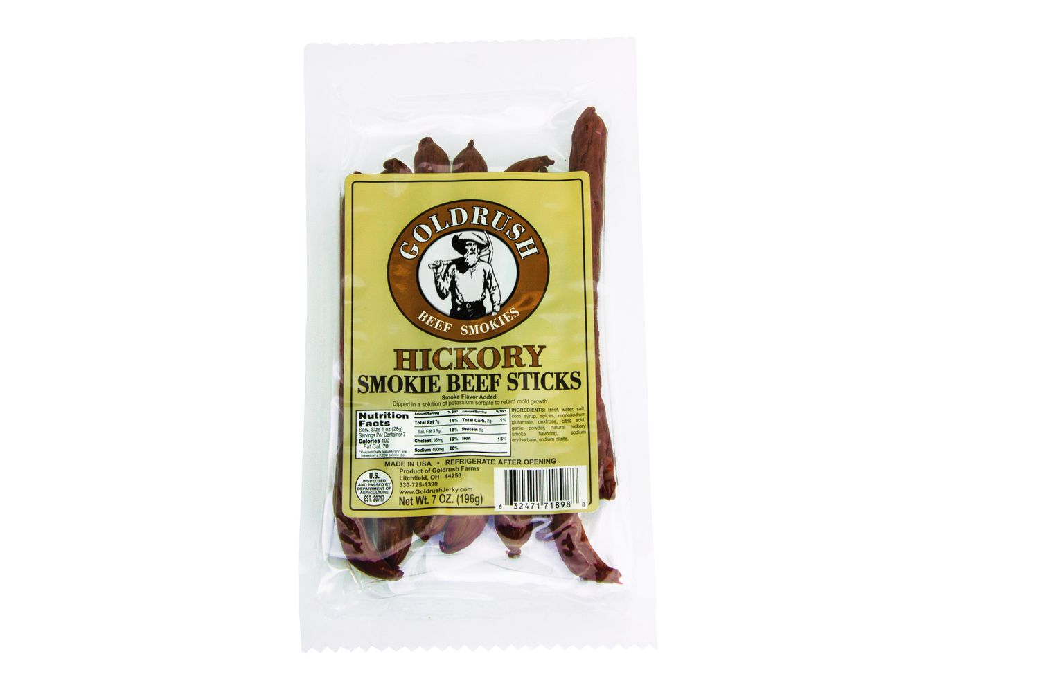 GRJ71898 - 7 oz. Hickory Beef Smokies (12-Pack)
