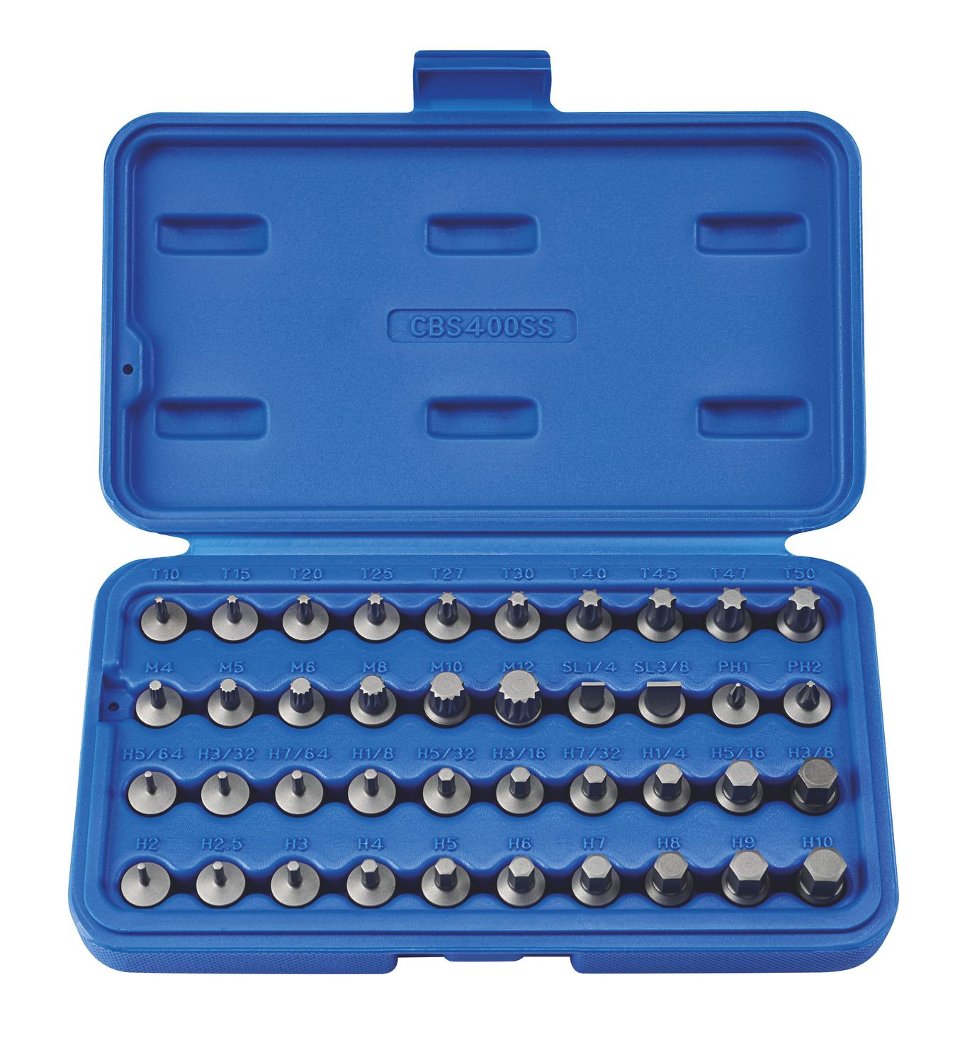 CBS400SS - 40 Piece 1/4" Drive Stubby Bit Set