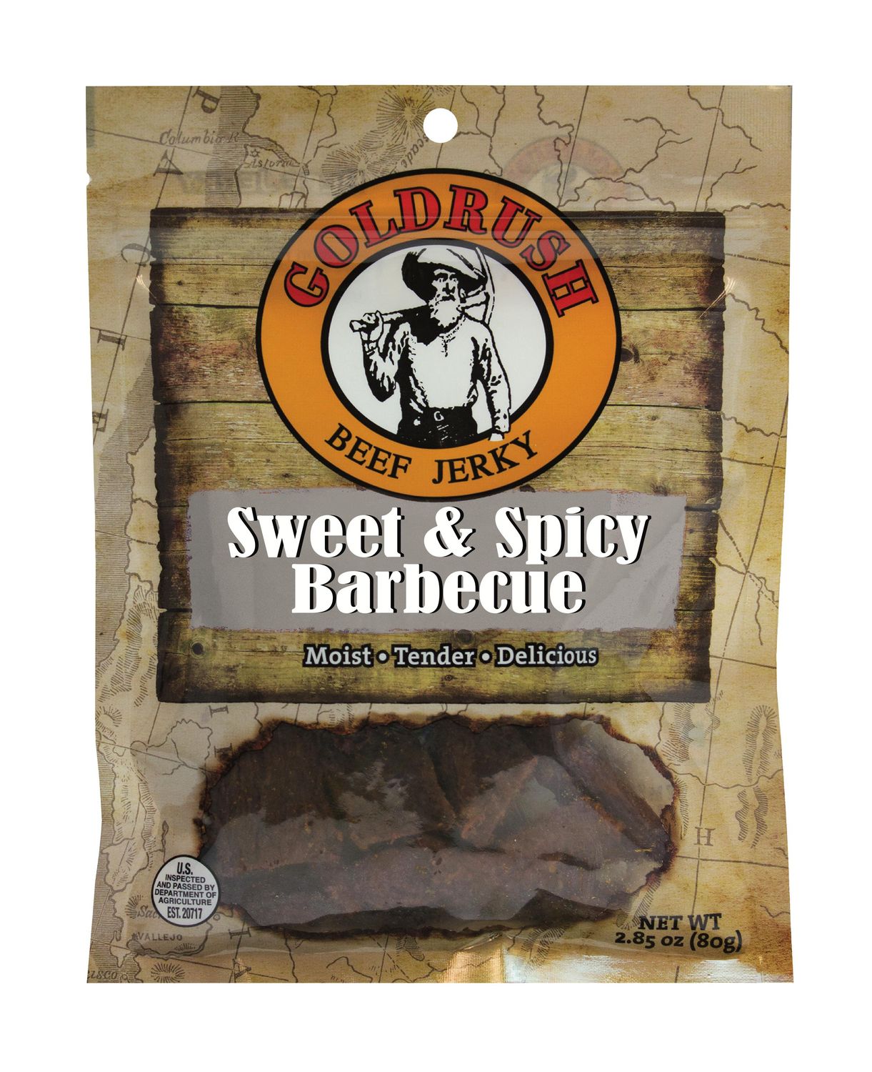 GRJ72138 - 2.85 oz. Jerky-S&amp;S BBQ (12-Pack)