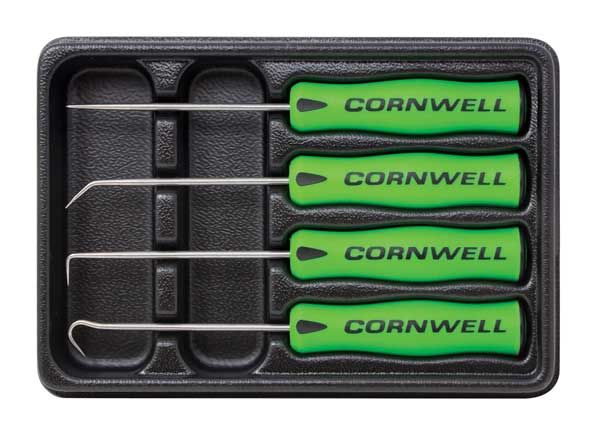 CTG84PPSGB - 4 Piece Precision Hook &amp; Pick Set, Green