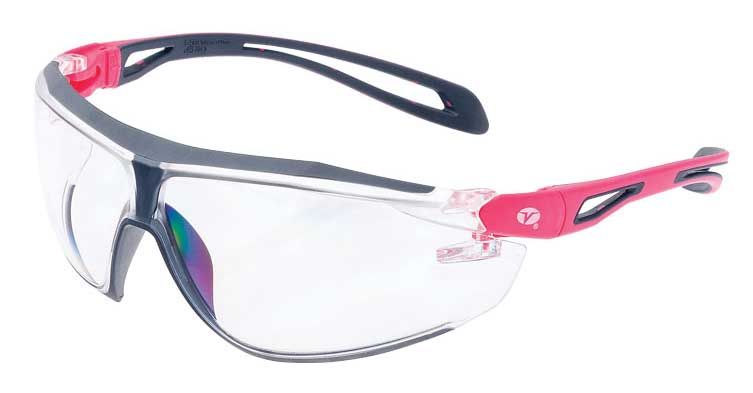 SGL11ENC2094 - Veratti® Encounter™ Safety Glasses - Gray/Pink Frame, Clear Lens