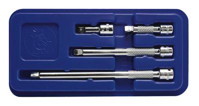 E04WDST - 4 Piece 1/4" Drive Wobble Extension Set