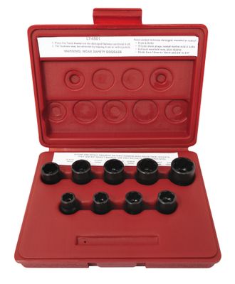 LTH4501 - 9 Piece 3/8” Drive Twist Socket Kit