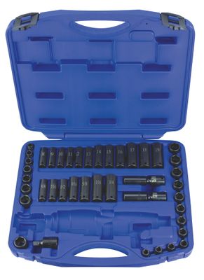 TSI242SS - 42 Piece 3/8” Drive Metric &amp; SAE Power Super Set, 6 Point