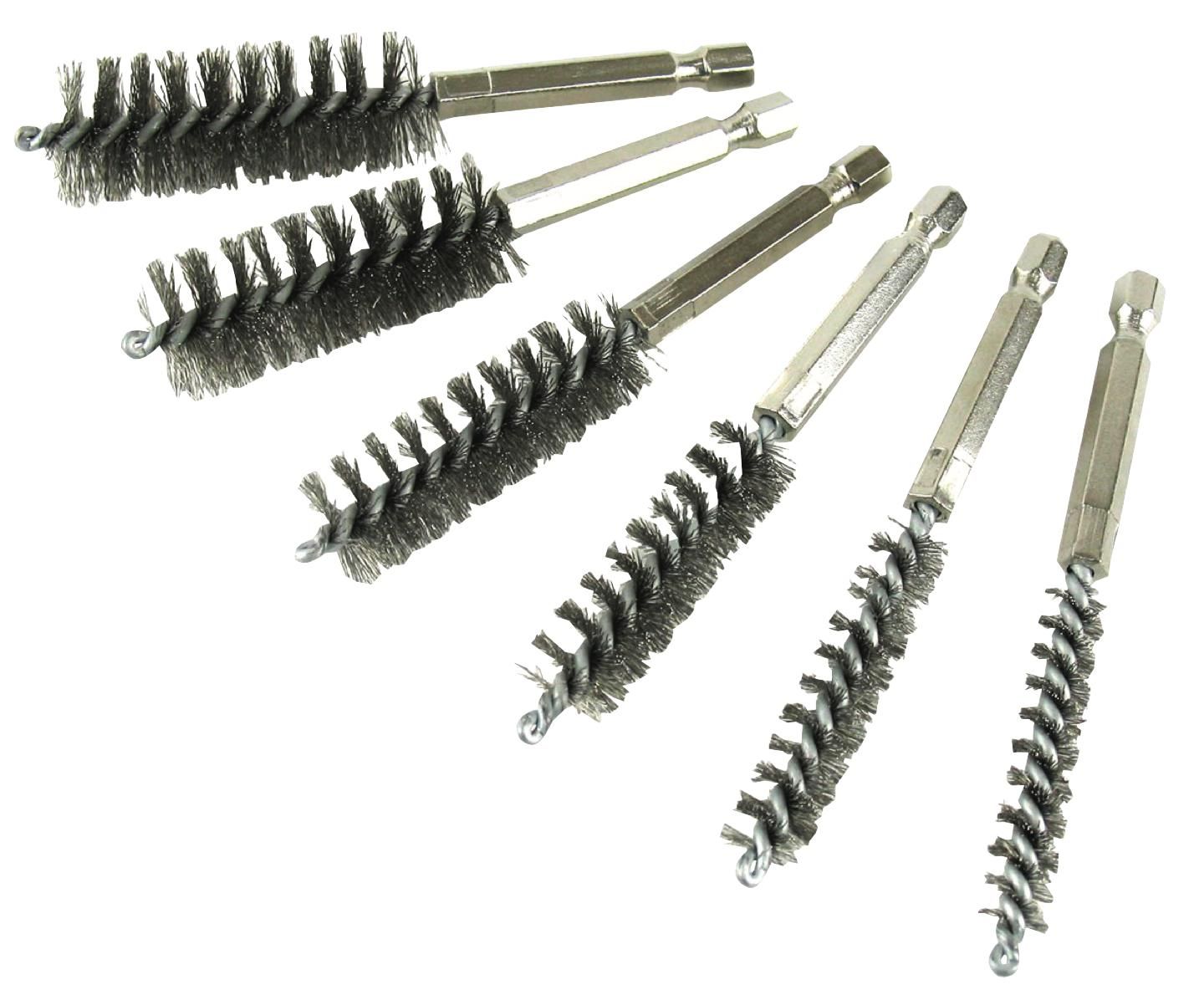 IP8080 - 6 Piece Stainless Steel Bore Brush Set