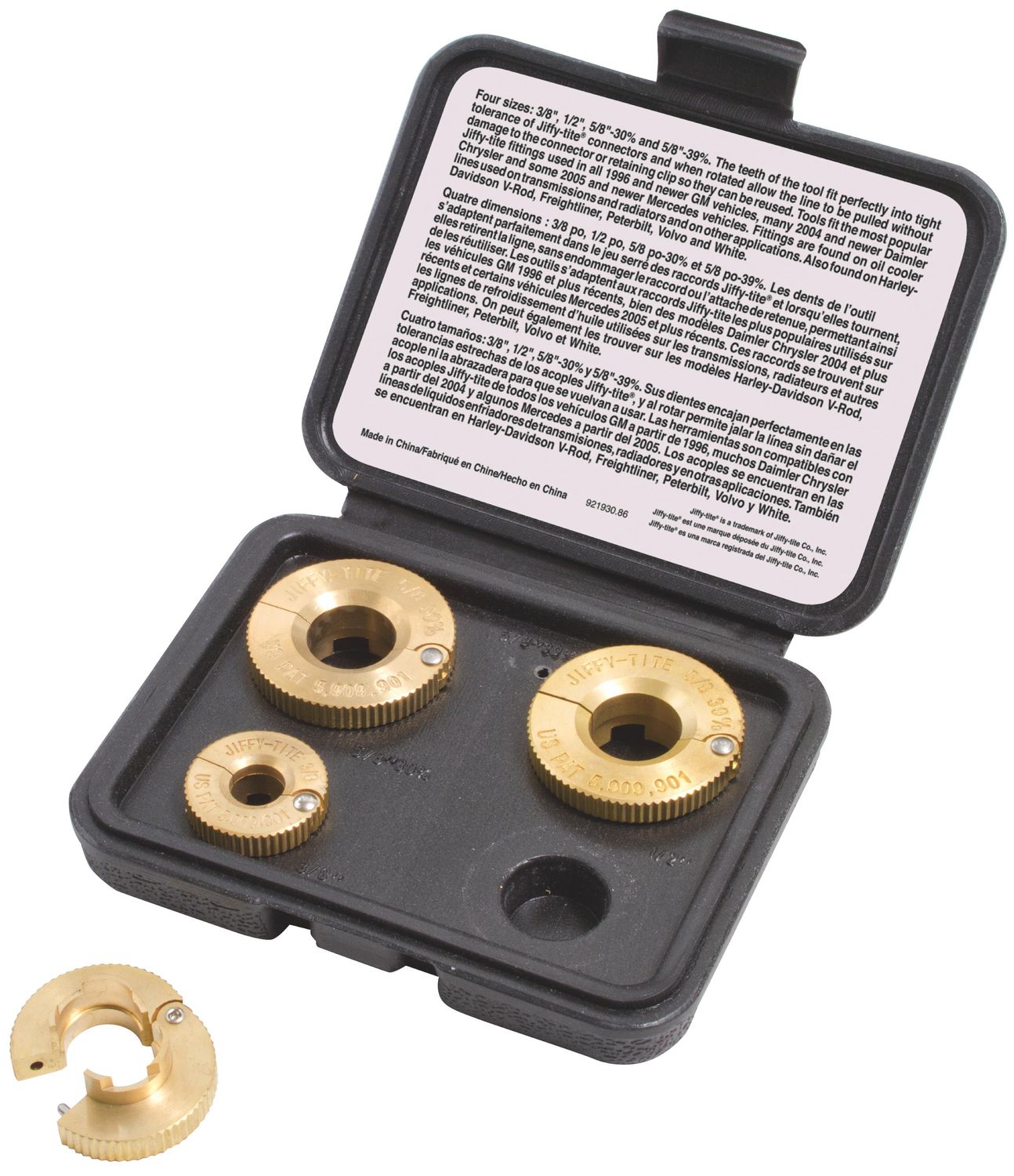 LS22990 - 4 Piece Jiffy-tite® Disconnect Set