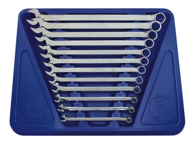 WCM112LST - 12 Piece Metric Extra Long Combination Wrench Set, 12-Point