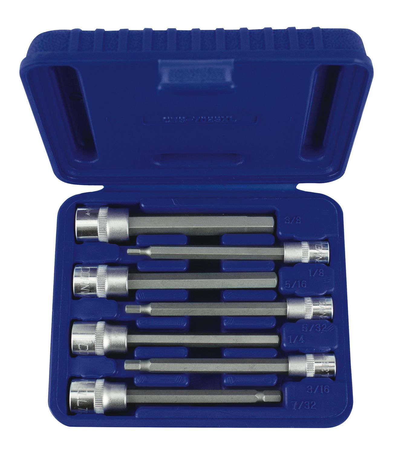 CBS702SXL - 7 Piece 1/4” &amp; 3/8” Drive Extra Long SAE Hex Bit Socket Set