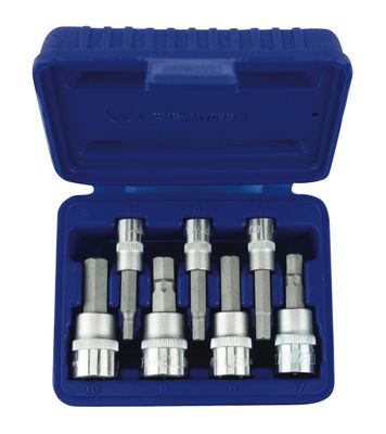CBSM702S - 7 Piece 1/4” &amp; 3/8” Drive Metric Hex Bit Socket Set