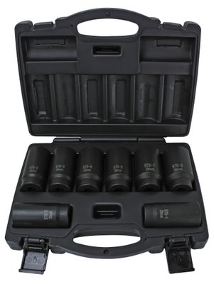 HR976 - 8 Piece Axle Socket Set, 12 Pt.