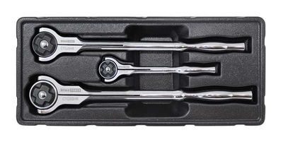 CTG3SHST - 3 Piece bluePOWER® Swivel Round-Head Ratchet Set