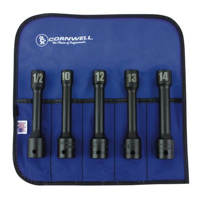HB315XLS - 5 Piece 1/2" Drive Head Bolt Socket Set, 12-Point