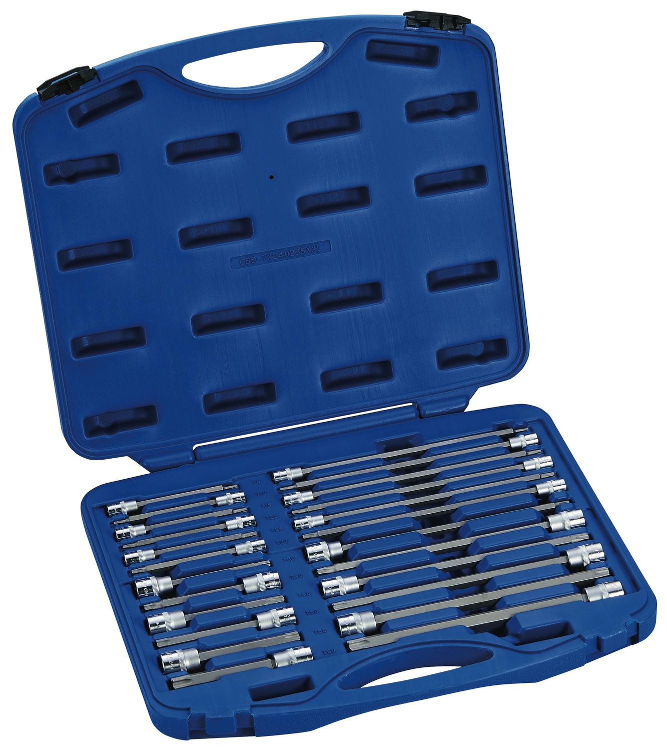 CBSTX24023SXXL - 24 Piece 1/4" &amp; 3/8" Drive Long Star Bit Socket Set