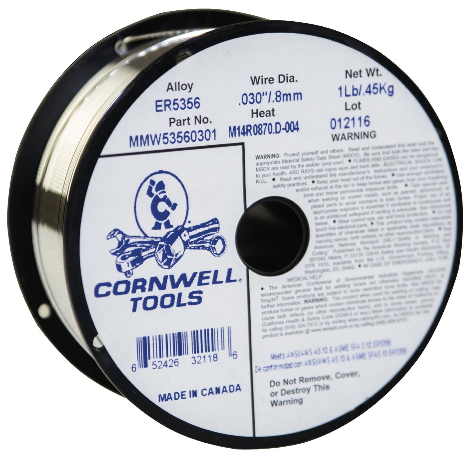 MMW53560301 - Aluminum Welding Wire 1lb. .030