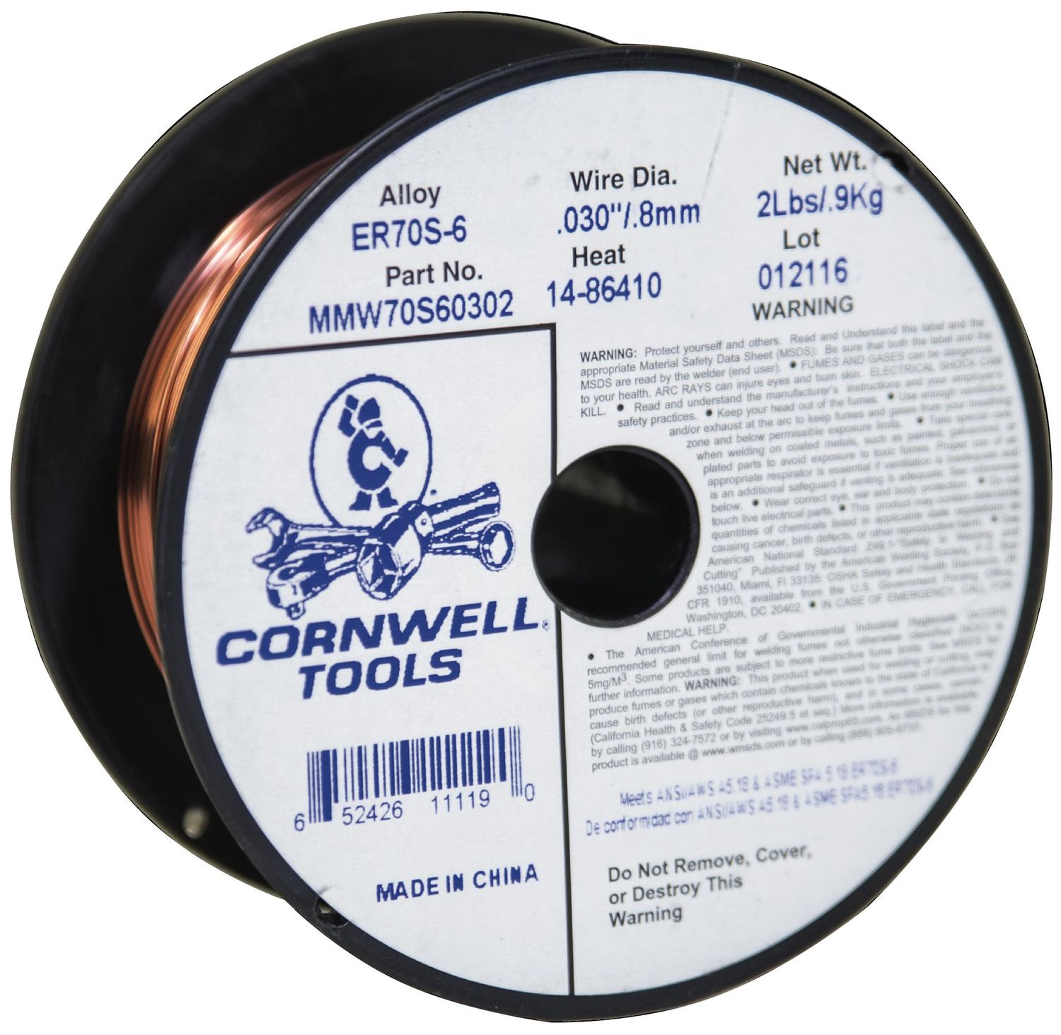 MMW70S60302 - MIG Wire 2lb. .030