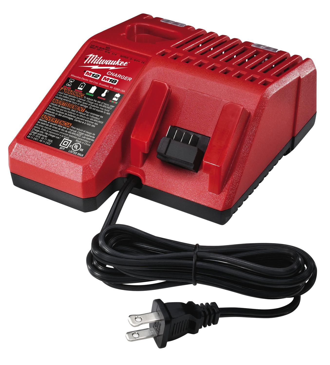 MWE48591812 - M18™ &amp; M12™ Multi-Voltage Charger