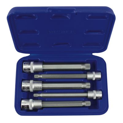 CBSM523TSL - 5 Piece 3/8” &amp; 1/2” Drive Long Triple Square Metric Bit Socket Set