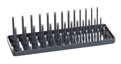 HA14023 - 1/4" Drive Metric Three Row Socket Tray