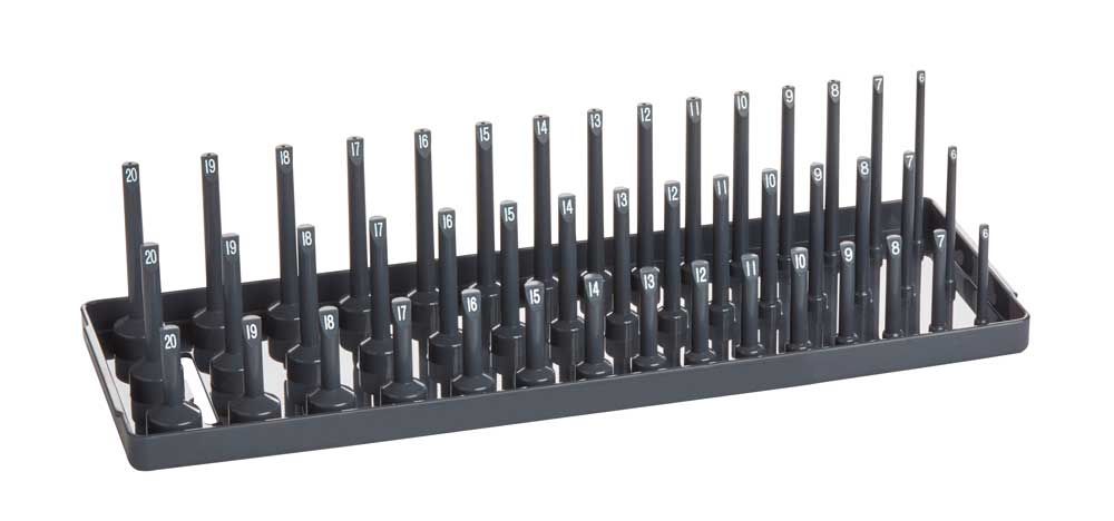 HA38023 - 3/8" Drive Metric Three Row Socket Tray