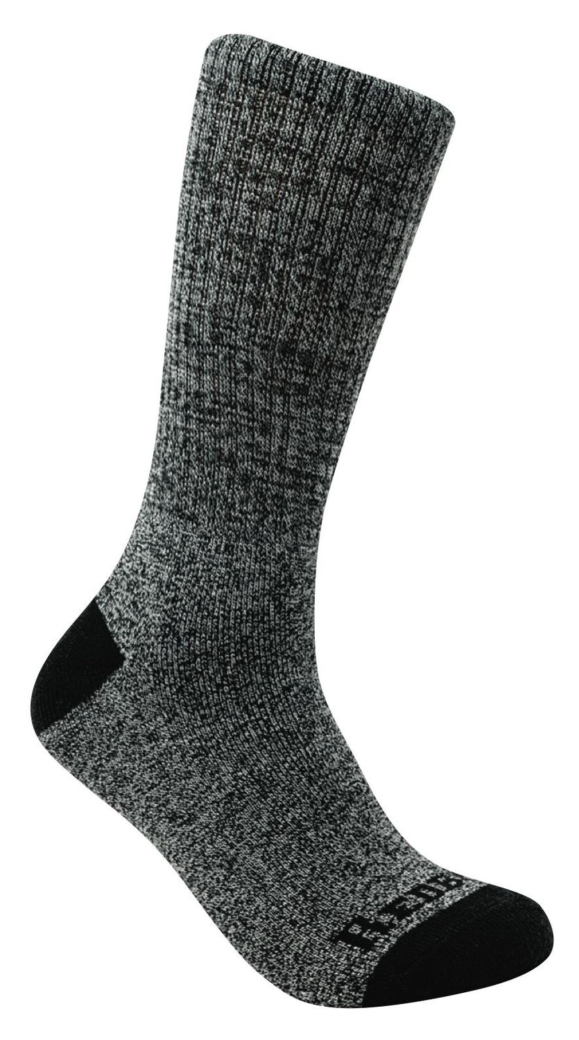 RBBBAML - Bamboo Crew Sock, Heather Gray (6-Pack)