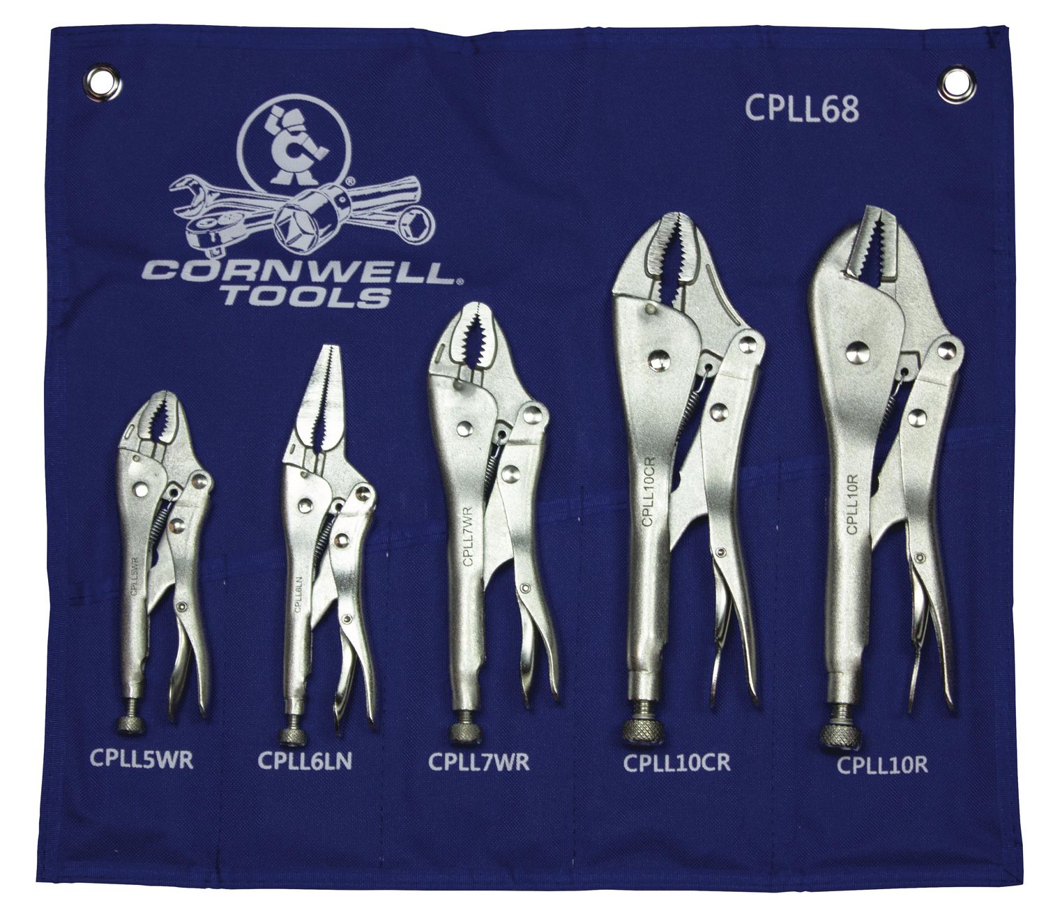 CPLL68 - 5 Piece Locking Pliers Set