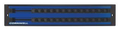 MSCLASDR25B - 1/4" Drive Double Row Lock-A-Socket Tray, Blue